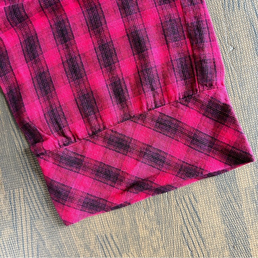 Plaid Red Women's Pajama Set - Picture 9 of 14